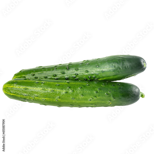 cucumber isolated on white background