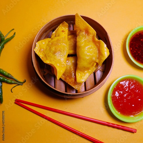pangsit chicken frozen, Crispy Dimsum Chinese Dumpling
