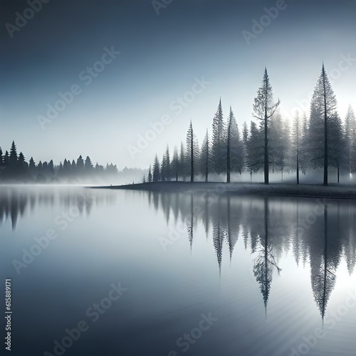 misty morning on the river © Creative