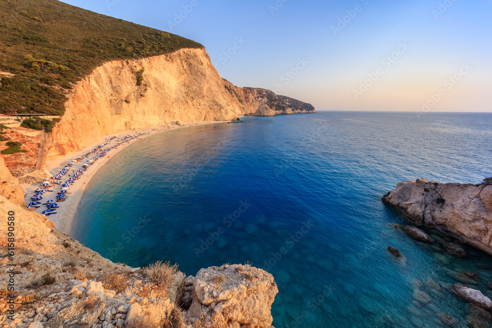 Porto Katsiki beach in Lefkada island, Greece