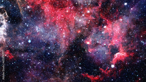 Open space filled with stars, nebulae and galaxies. Elements of this image furnished by NASA