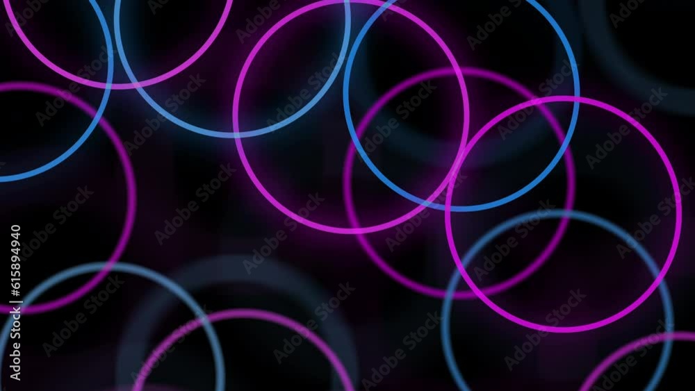 Background – black with moving light circles, loopable Background – black with moving light circles, loopable