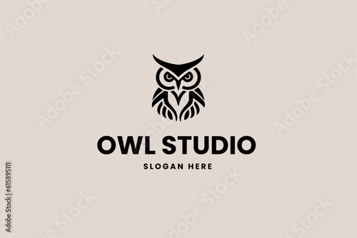 owl logo, animal vector, business brand