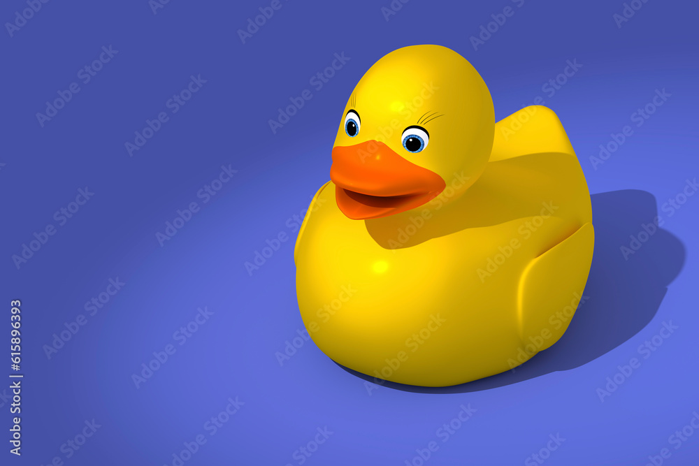 3d rendering of a sweet rubber ducky 3d rendering of a sweet rubber ducky