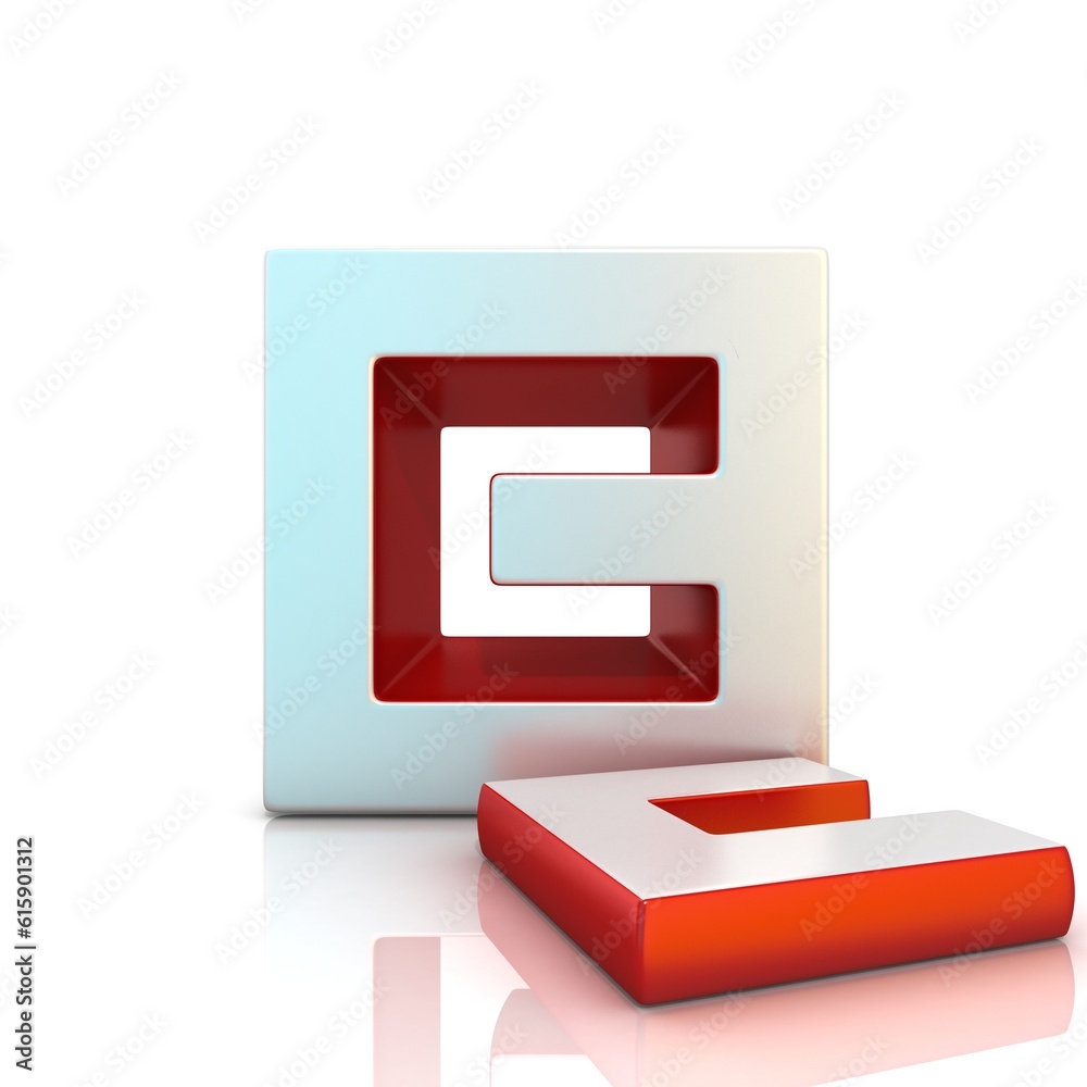 Clear sign. 3D render illustration, isolated on white. Front view Clear sign. 3D render illustration, isolated on white. Front view