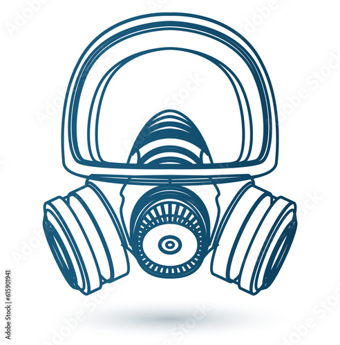 Full Face Industrial Grade Respiratory Protective Mask - Icon