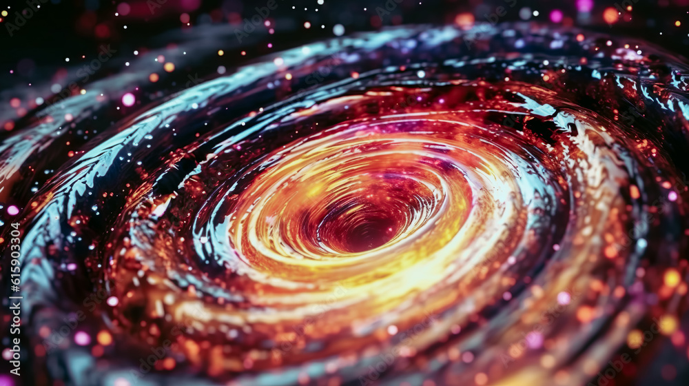 fictional representation of a wormhole (Generative AI) fictional representation of a wormhole (Generative AI)