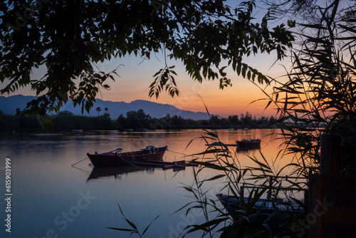 Atardecer en la Albufera de Valencia