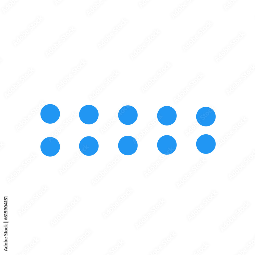 Geometric Doted Dot Shape