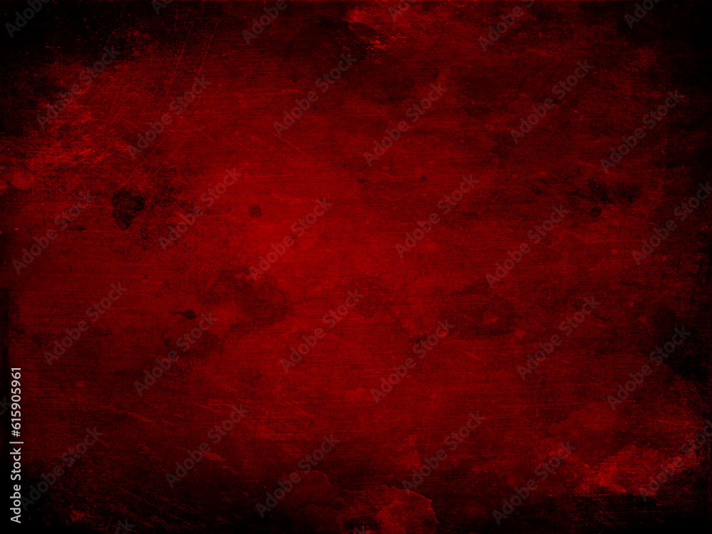 Fototapeta premium Detailed red grunge background