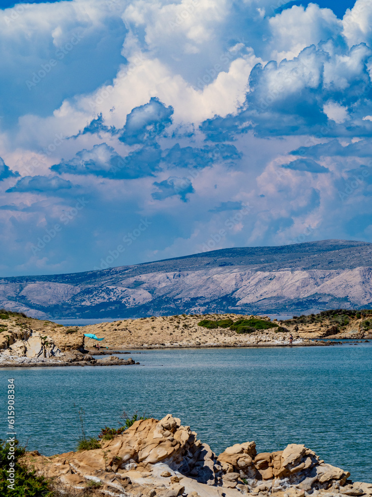 Fototapeta premium Küstenlandschaft der Insel Ran in Kroatien