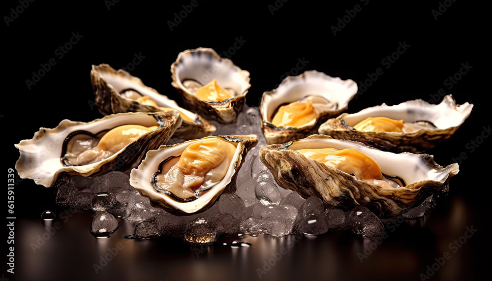 Oyster Food Product Photography - Generative ai Oyster Food Product Photography - Generative ai