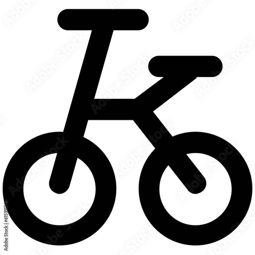 A handy icon design of baby cycle
