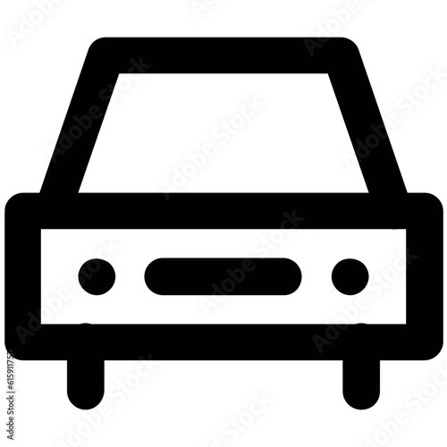 Set of Transport Bold Line Icons