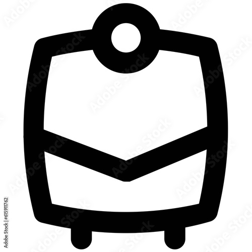 Set of Transport Bold Line Icons