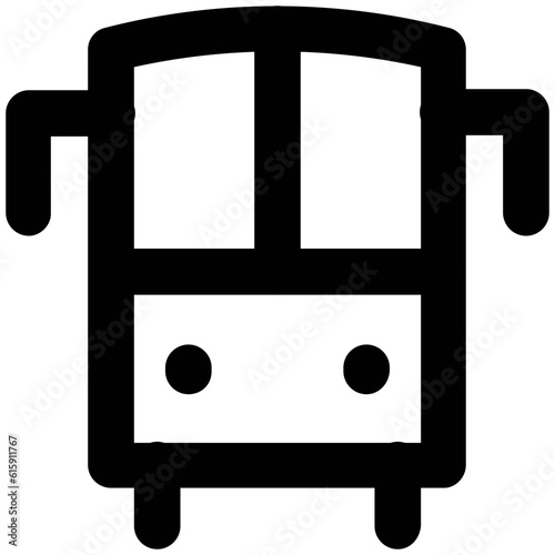 Set of Transport Bold Line Icons