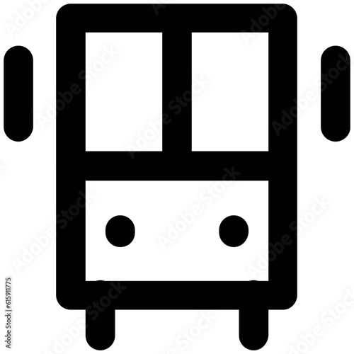 Set of Transport Bold Line Icons