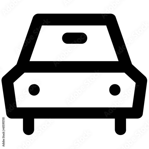 Set of Transport Bold Line Icons