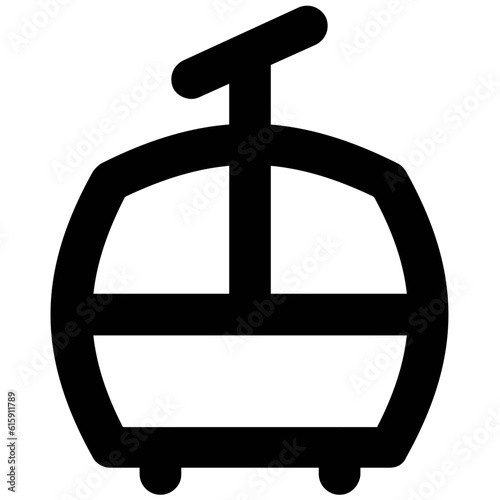 Set of Transport Bold Line Icons