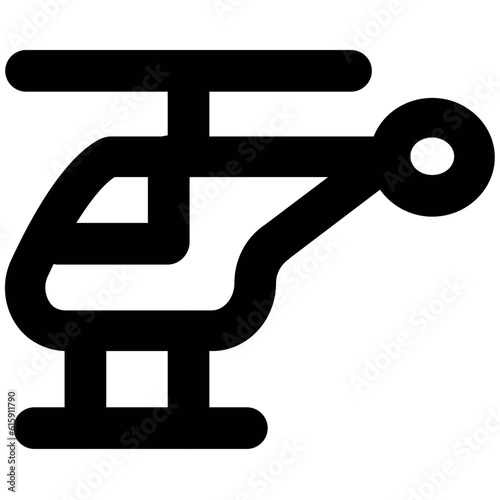 Set of Transport Bold Line Icons