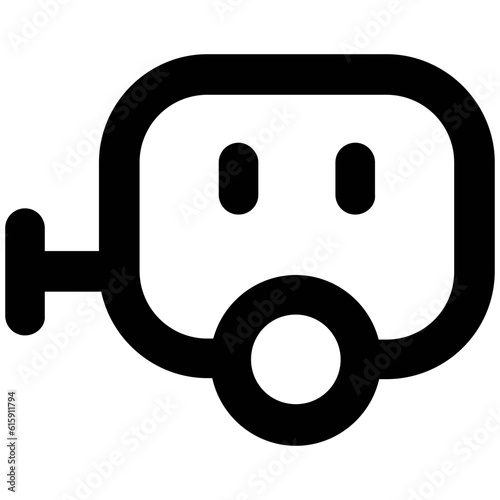 Set of Transport Bold Line Icons