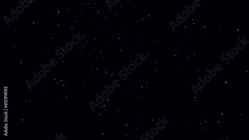 Starry sky. Night sky with stars. Constellations in the night sky