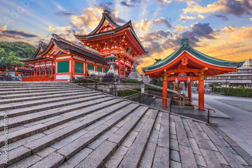 Fushimi Inari Shrine in Kyoto, Japan.