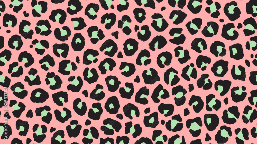 Seamless leopard fur pattern. Seamless leopard fur pattern.