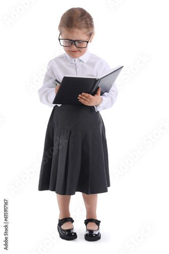 Funny little businesswoman ...