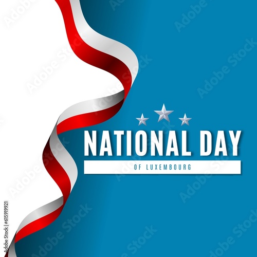 Premium Vector | Happy luxembourg national day june 23th celebration for poster banner advertising greeting card