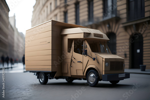 truck on the road © KR Studio