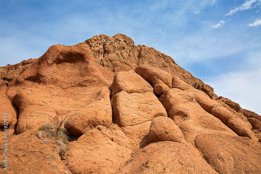 Panorama of the canyon fairytale or skazka , Issyk-Kul , Kyrgyzstan . Panorama of the canyon fairytale or skazka , Issyk-Kul , Kyrgyzstan .