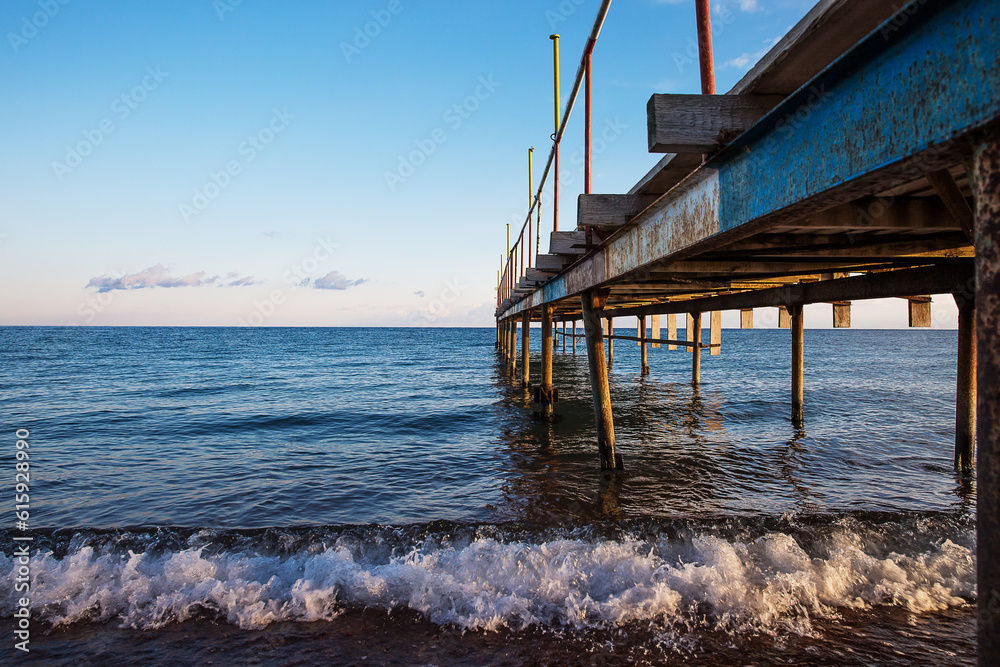 Photo of the beautiful coast of the Issyk-Kul Lake . Kyrgyzstan . Photo of the beautiful coast of the Issyk-Kul Lake . Kyrgyzstan .