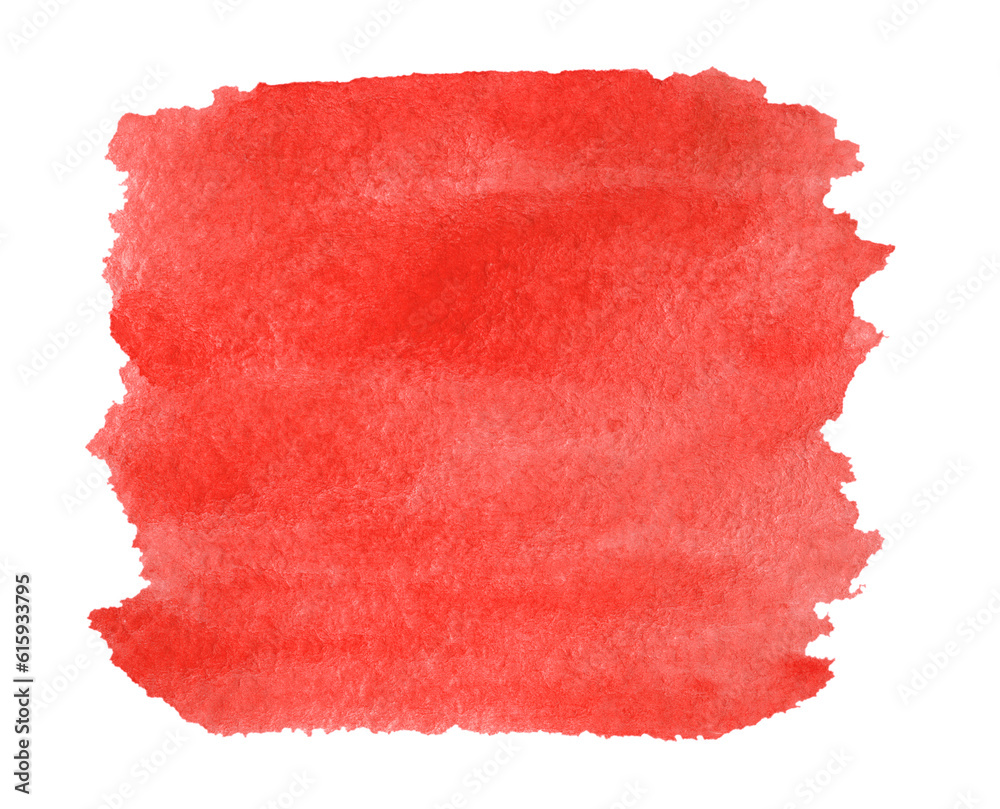 Watercolor bright squared red background texture isolated on white Watercolor bright squared red background texture isolated on white