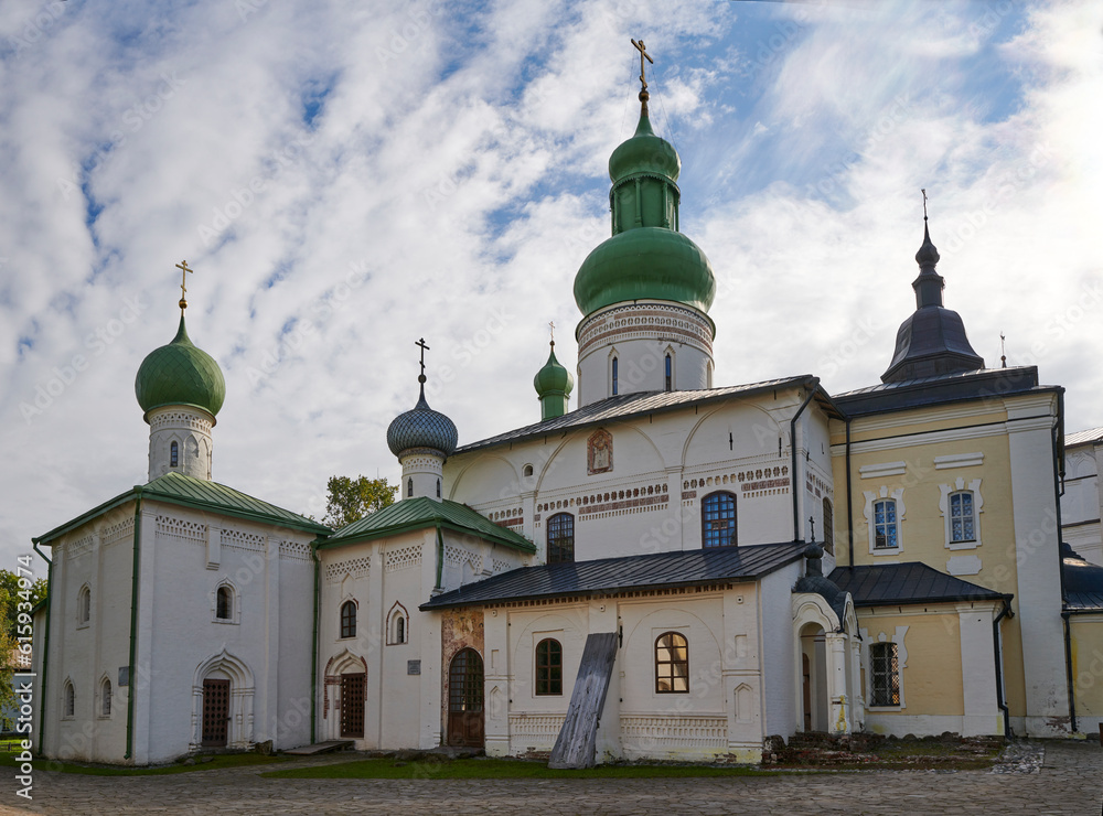 Russia. Kirillo-Belozersky Monastery. The ensemble of churches around the Assumption Cathedral