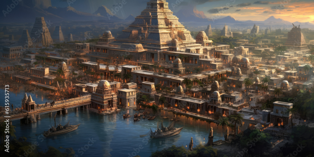 Zenith Aztec The Aztec city of Tenochtitlan at its zenith, complete with canals ...