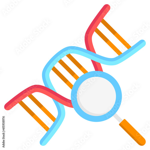DNA icons, are often used in design, websites, or applications, banner, flyer to convey specific concepts related to education theme