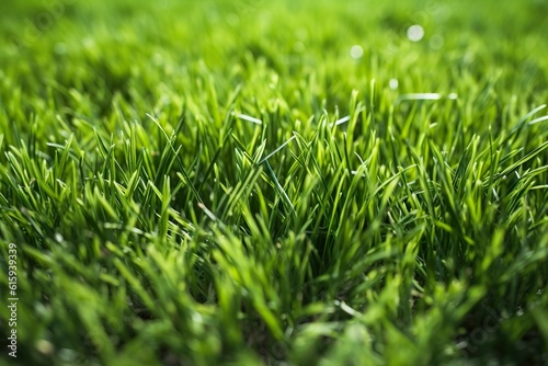 closeup of grassy lawn
