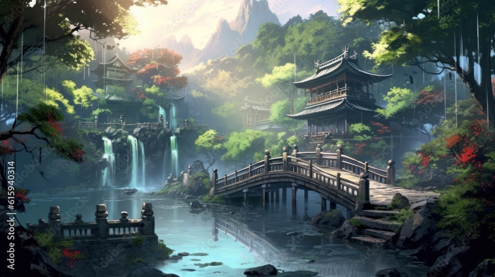 Anime Game Art Background Wallpaper Anime Game Art Background Wallpaper