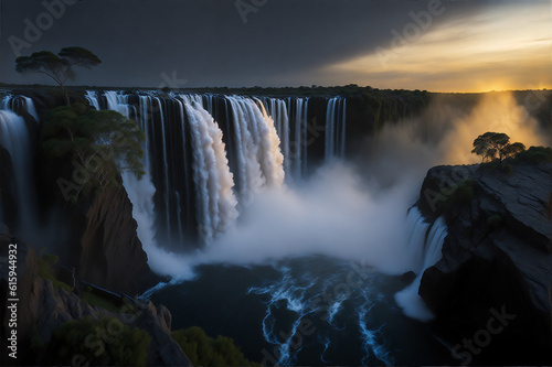 Majestic waterfalls