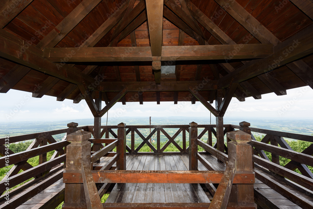 House for a lookout point in the mountain Kosmaj, Serbia