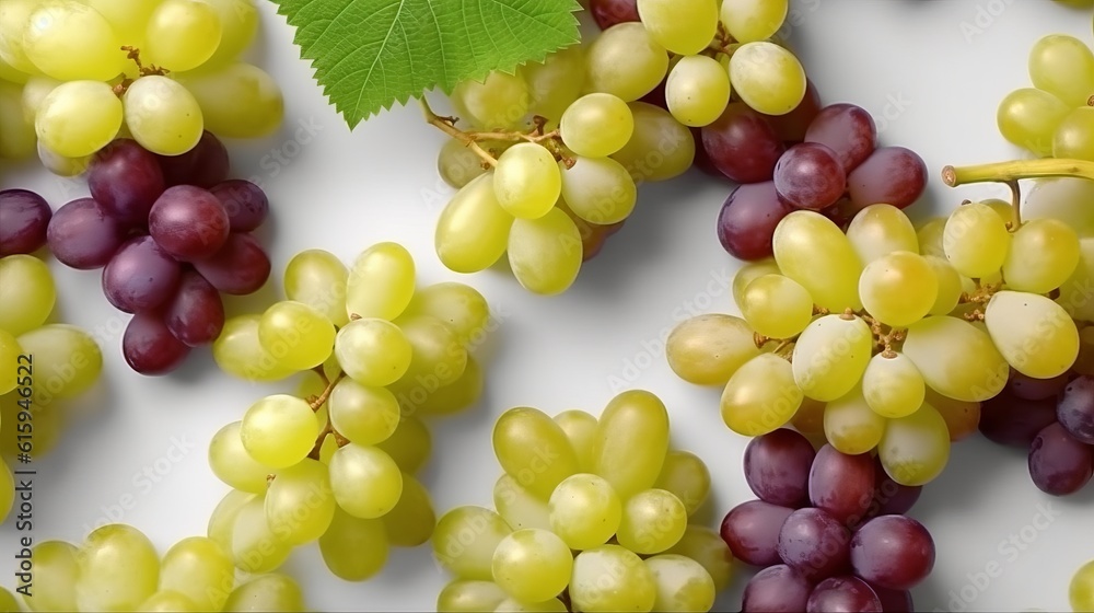 bunch of grapes of different varieties, different ampelography berries, juicy fruits. Close-up. Healthy snack with juicy fruits, Winemaking, house wine. Generative AI
bunch of grapes of different varieties, different ampelography berries, juicy fruits. Close-up. Healthy snack with juicy fruits, Winemaking, house wine. Generative AI
