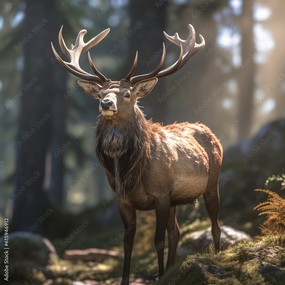 Obraz premium deer in the forest