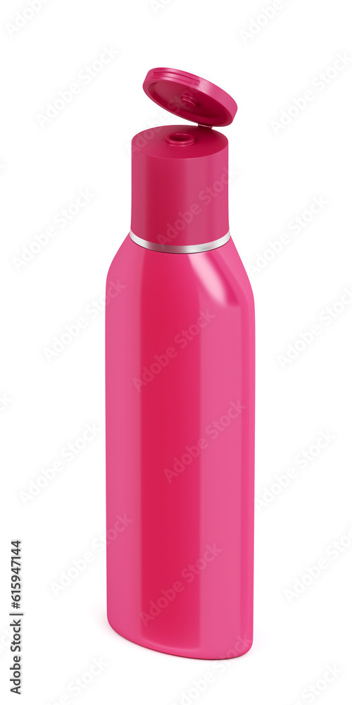 Blank container for cosmetic liquids on white background Blank container for cosmetic liquids on white background