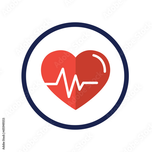 heart cpr medical icon vector design	
