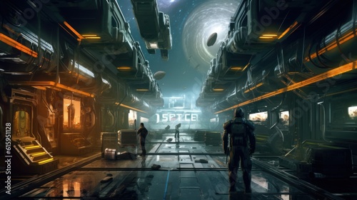 Scifi World Game Art Environment