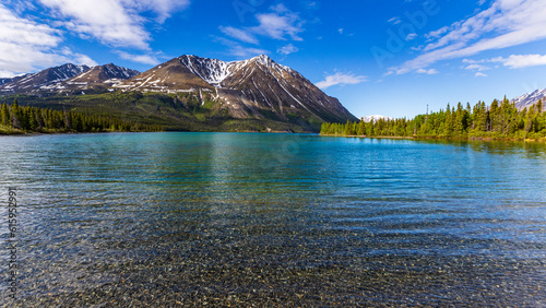 Cuadro en lienzo Canada / Yukon / Kluane National Park / Kathleen Lake