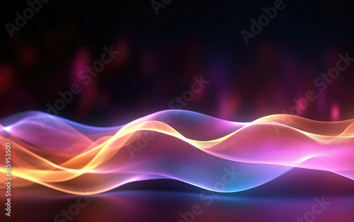 Futuristic Light flowing concept, Used as wallpaper