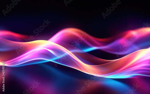 Futuristic Light flowing concept, Used as wallpaper