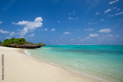 Fototapeta Naklejka Na Ścianę i Meble -  沖縄県石垣島の美しいビーチ
